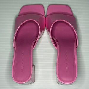 Princess Polly Sunset Boulevard Pink Heels US9